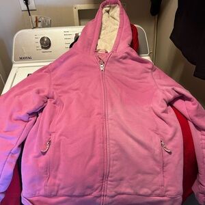 L.L. Bean Pink Fleece Hoodie
